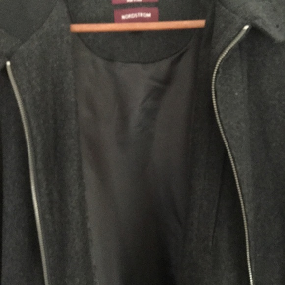 Mens-Nordstroms-gray-wool-jacket-Med new no tags - Picture 3 of 3